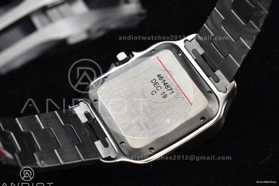 Dial 1:1 Youthful Edition Cartier 1057 de Bracelet BVF Green SmartLinks on 40mm MIYOTA SS Best Santos 1215